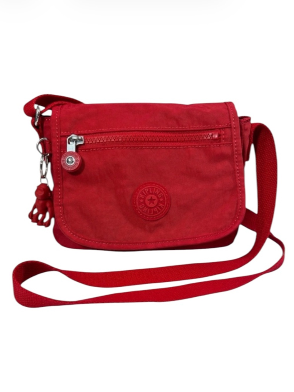 Kipling Sabian Crossbody, Red Rouge